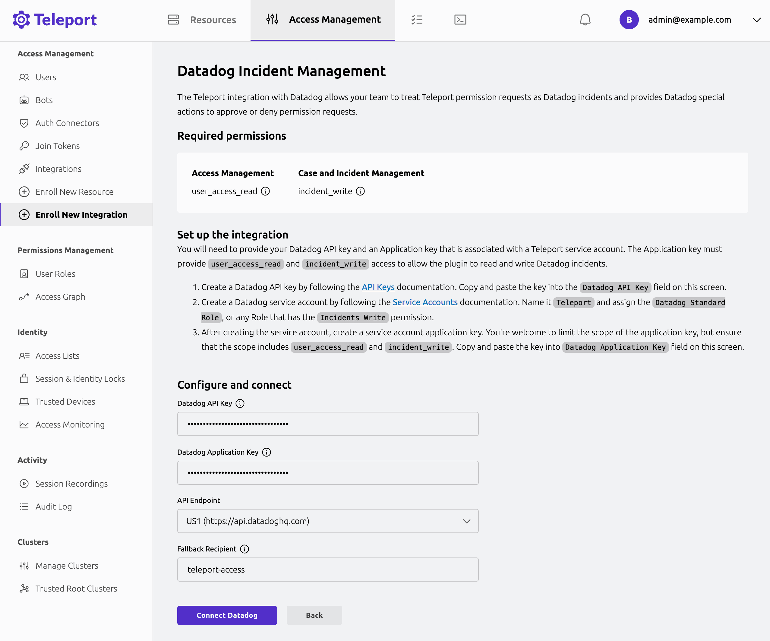 Datadog enrollment